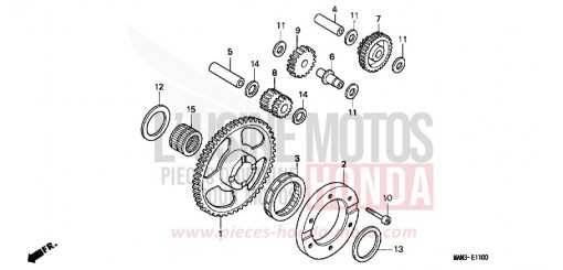 STARTING CLUTCH NX650V de 1997